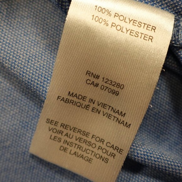 Travis Mathew golf polo chest stripe men's XXL blue - Picture 11 of 12